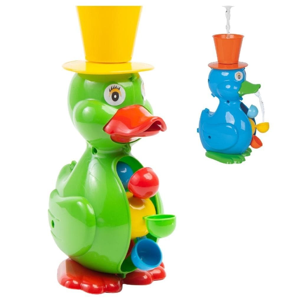 Brinquedo Patinho Qua Qua Sai Água de Verdade Pato Para Banho Piscina