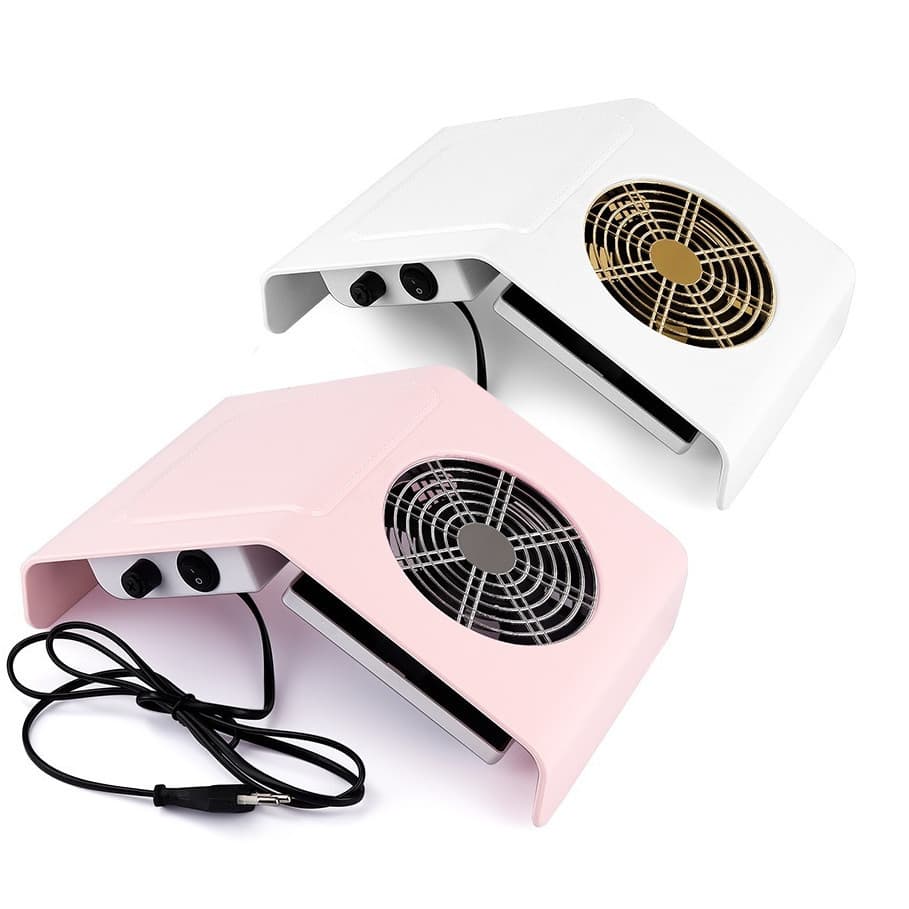 Foreverlily Profissional Coletor De Pó Do Prego 40W Forte Aspirador Máquina Manicure Com 2 Sacos Para Salão De Beleza Fe