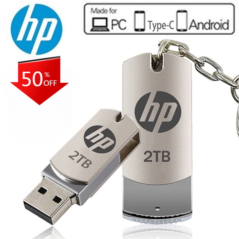 Unidade Flash De Alta Velocidade 2TB Metal À Prova D'água USB2.0 Pen drive