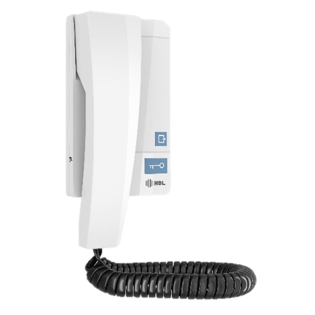 Interfone Eletrônico Residencial Advance Branco HDL Com Dois Botão