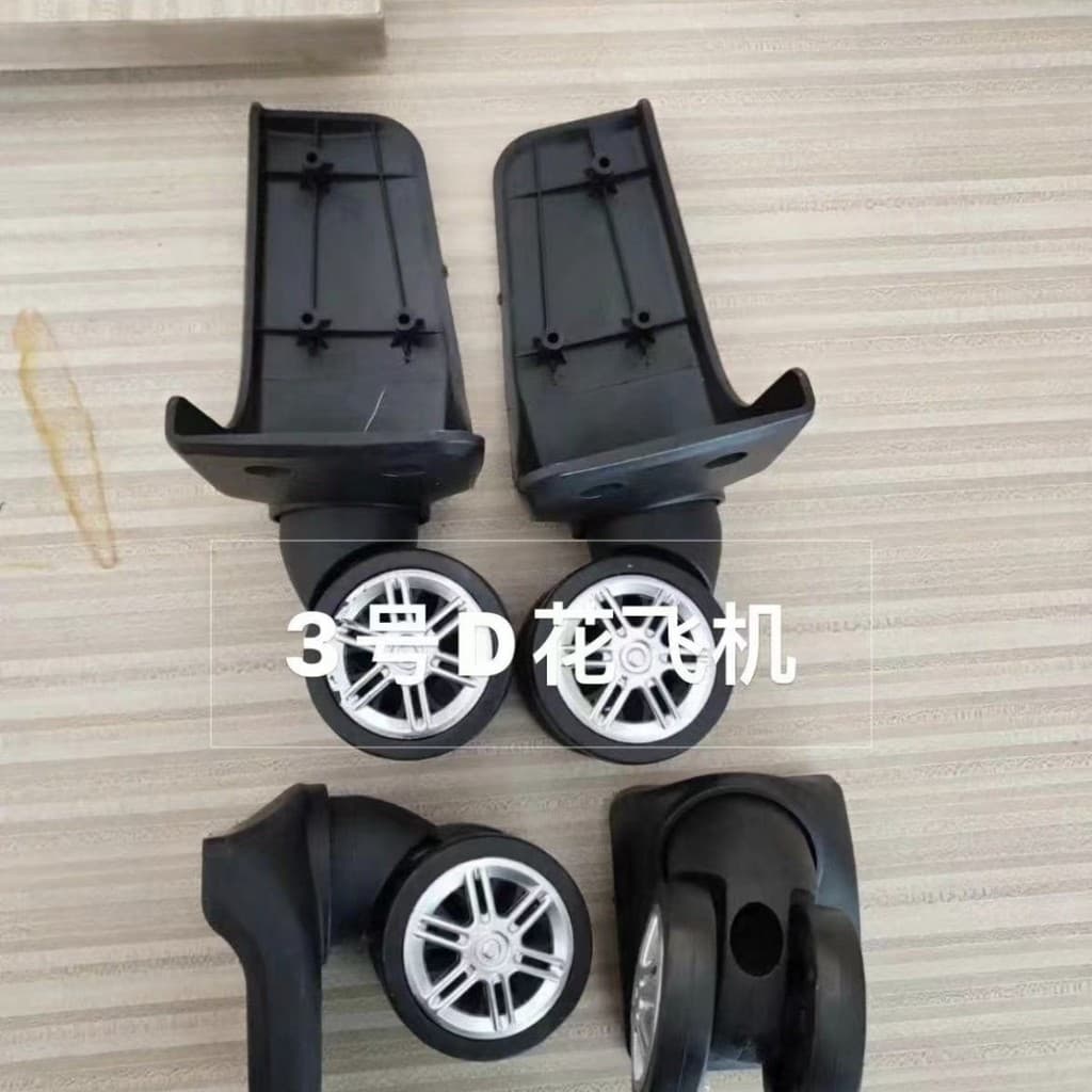 Acessórios de rodas universais para malas de viagem, rodízios de mala, rodas para caixas com senha, rodas de reposição u