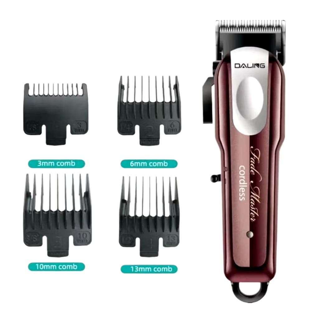 Máquina De Cortar Cabelo  Profissional Sem Fio DL-1583 e DL-1173 aço inoxidável novo comecio
