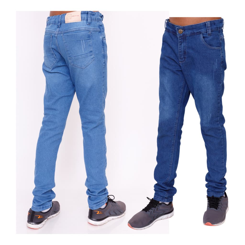 Kit 2 Calça  Jeans Masculina Infantil menino