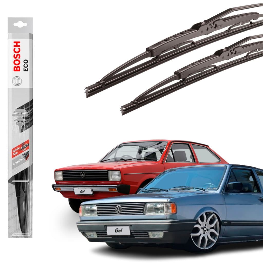 Par Palheta Dianteira Original Bosch Eco Gol Quadrado G1 1980 A 1994