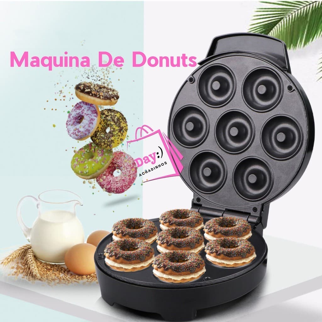 Máquina de Fazer Donuts Rosquinhas Confeitaria Culinária / Voltagem 110v volts