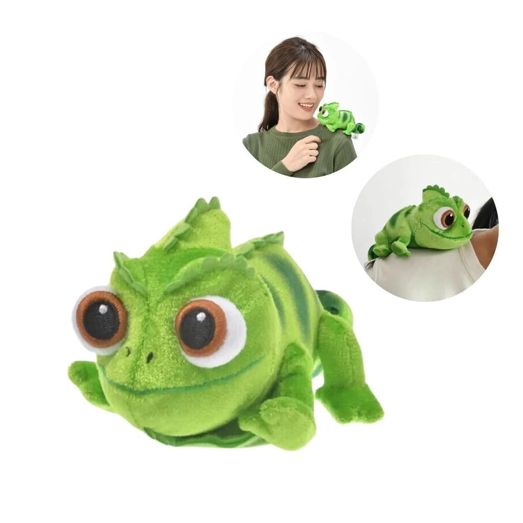 Pelúcia Disney Pascal Enrolados Camaleão Magnética Ombro