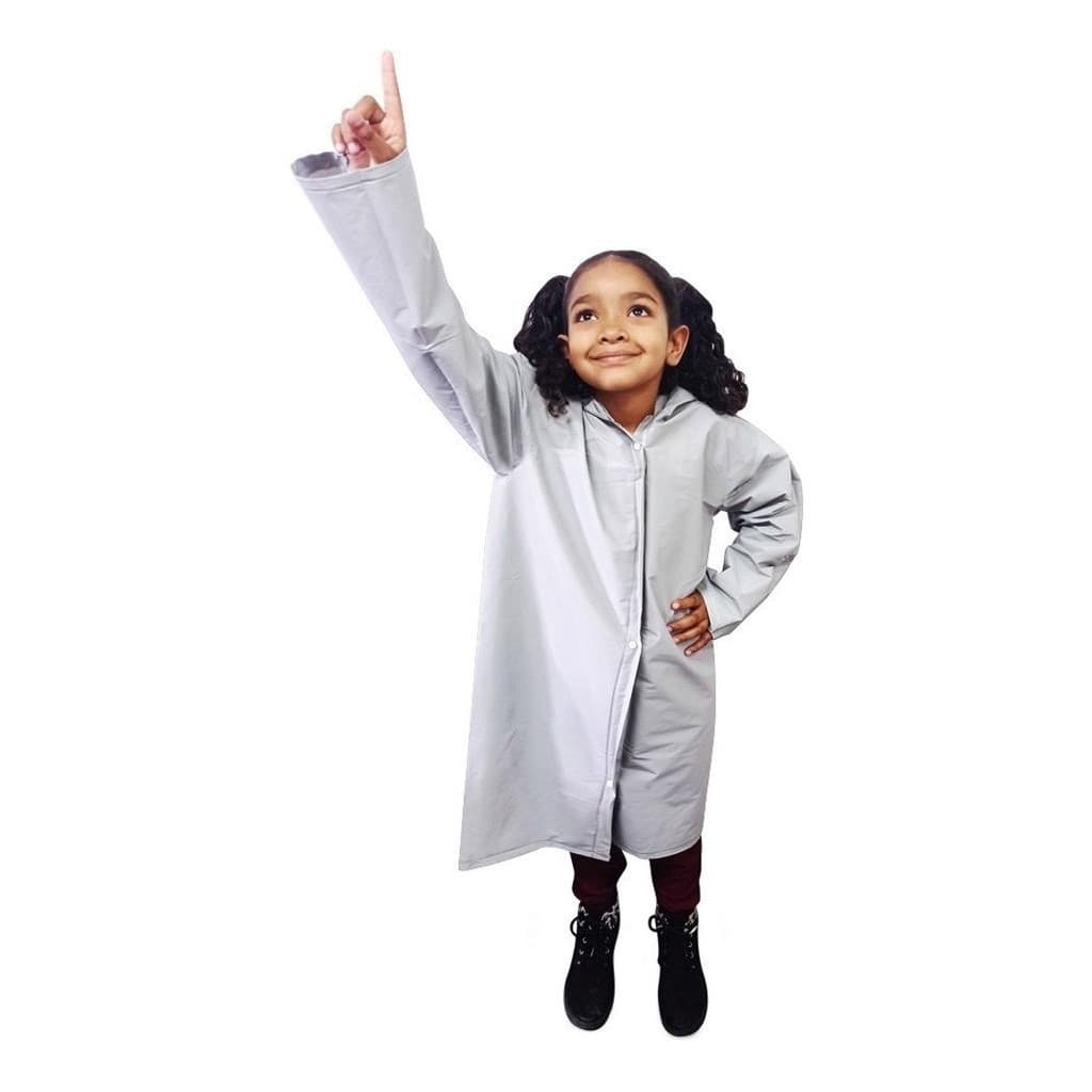 Capa De Chuva Pvc Forrada Infantil Tamanho G