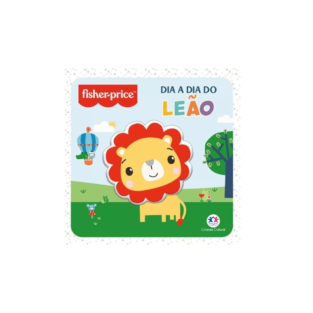 Livro Cartonado - Som fofinho - Fisher Price: Leão