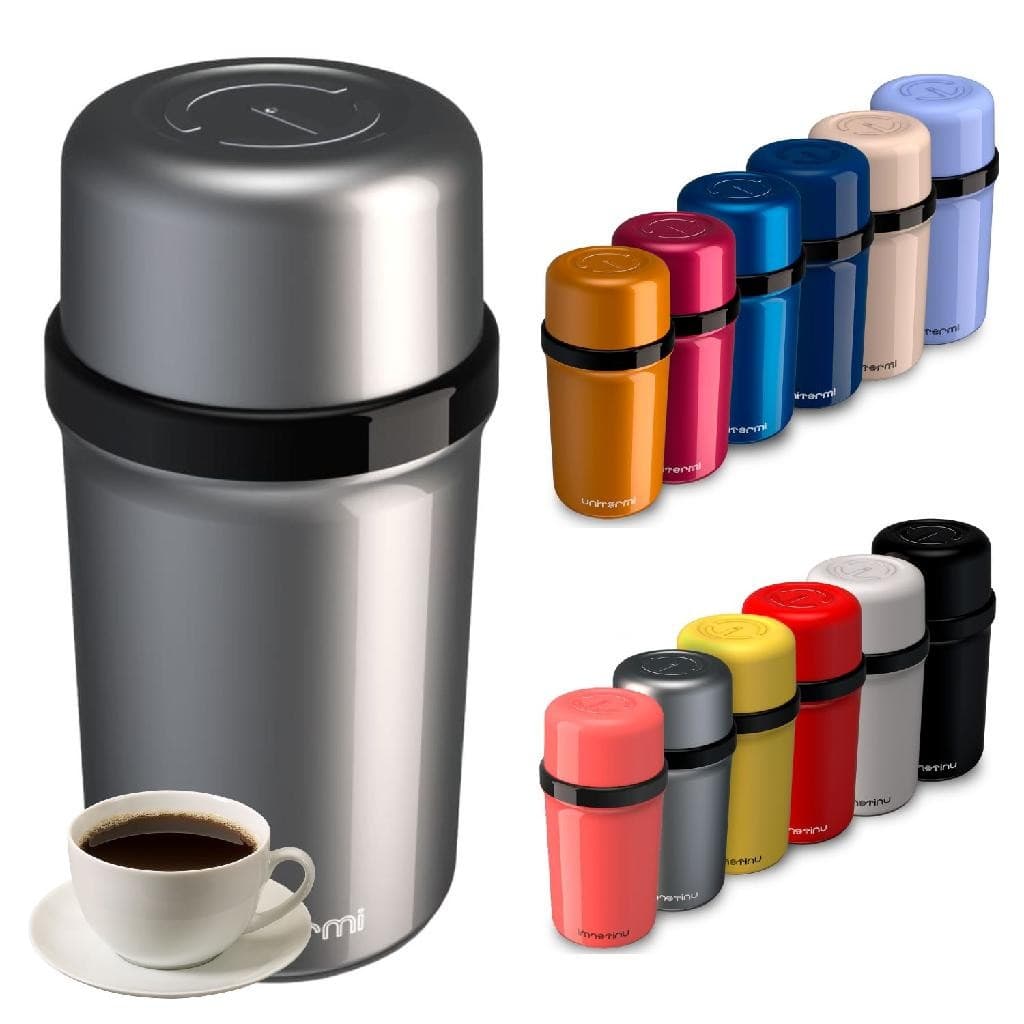 Garrafa Térmica 250ml Fano Prata Café Chá Leite Suco Água Leve Portátil Escolar Trabalho - Unitermi