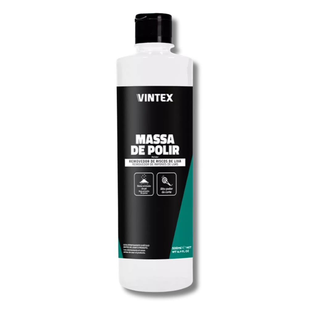 Massa De Polir Vintex 500ml Removedor De Riscos De Lixa