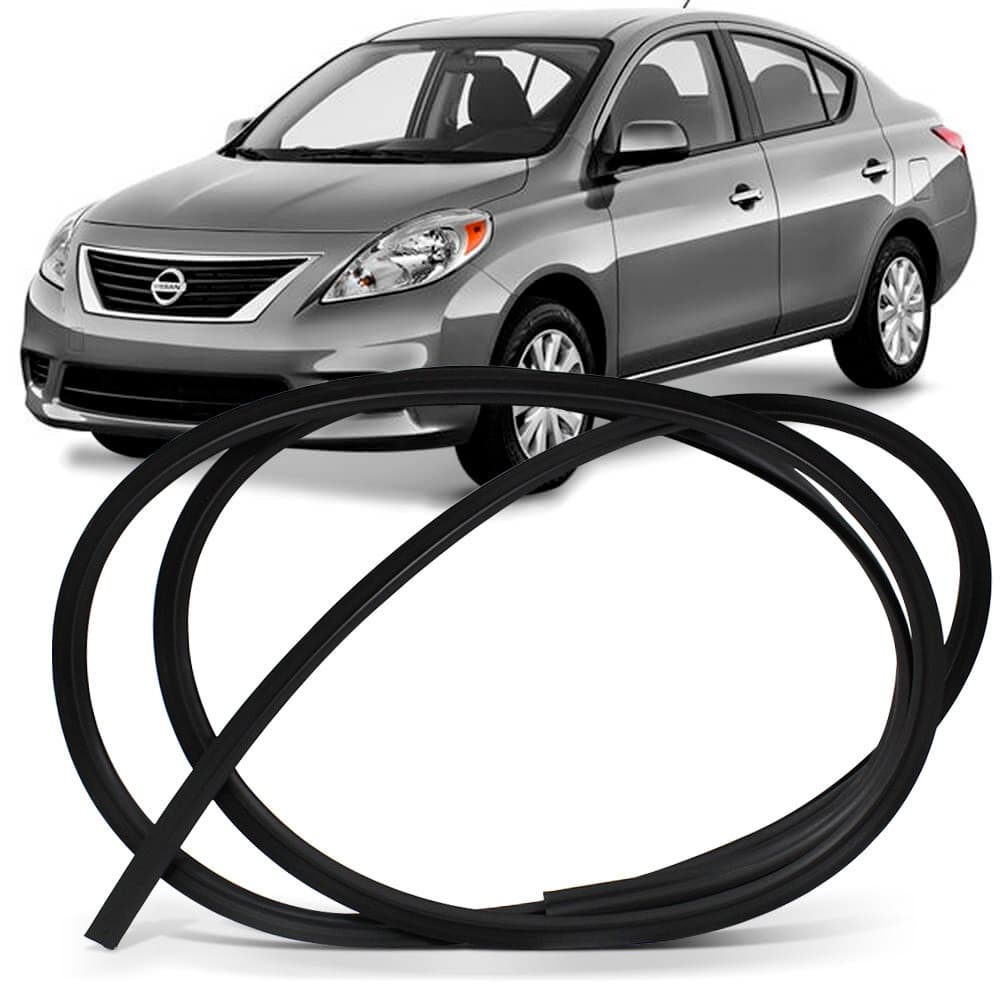 Borracha do Vidro Dianteiro Superior Lateral Nissan Versa 2012 a 2019