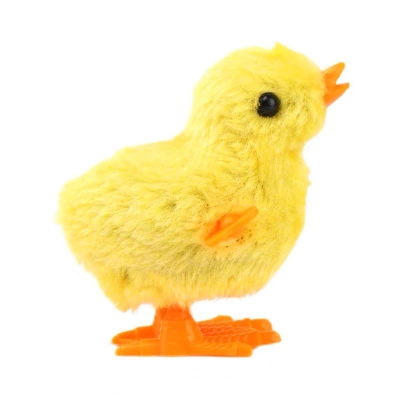Brinquedo infantil de pintinho de corda para bebê Cisca/Pula/Anda Promoção