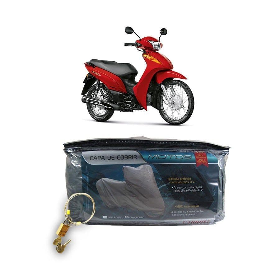 Capa com cadeado para cobrir HONDA 100 Biz -ES P(204)