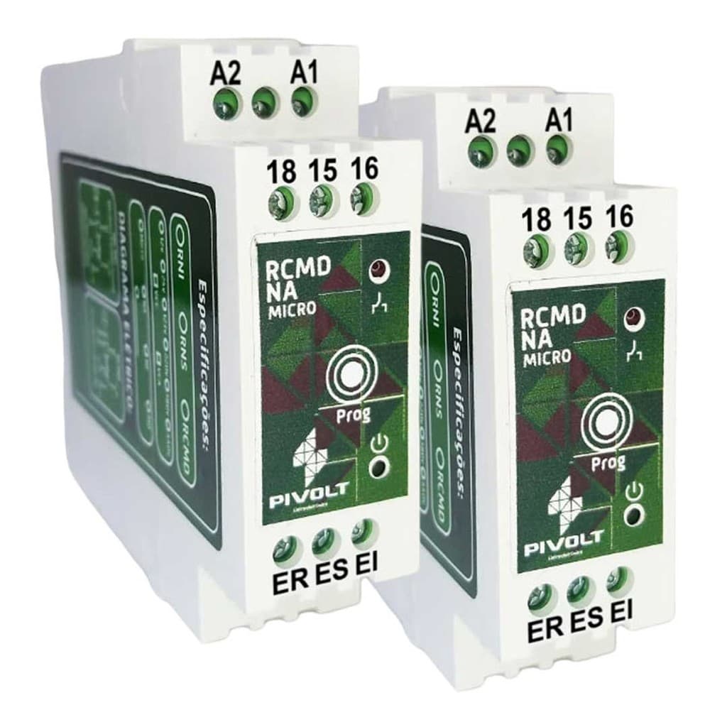 Kit 2 Relés De Comando Micro Inteligente NA (RCMD NA MICRO) Pivolt