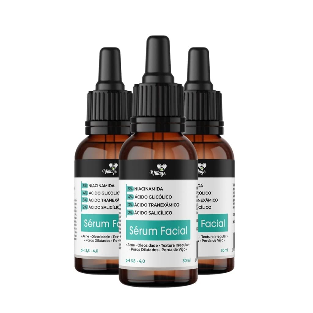 Combo 3x Sérum Clear Clareador vittage 30ml