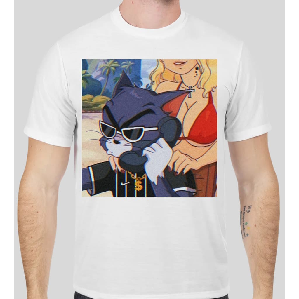 Camiseta Tom Style camisa de time, futebol