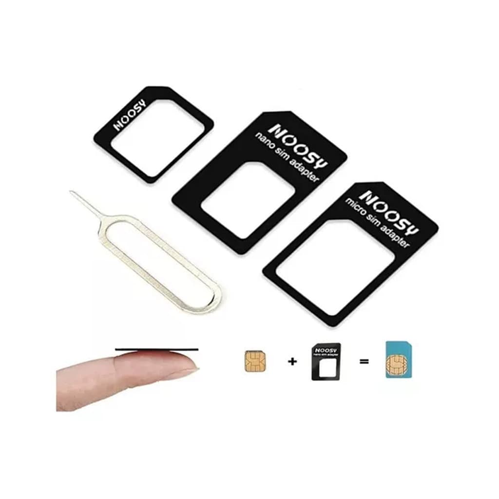 Kit Adaptador De Chip 3 Em 1 Celular Mini Micro E Nano Sim