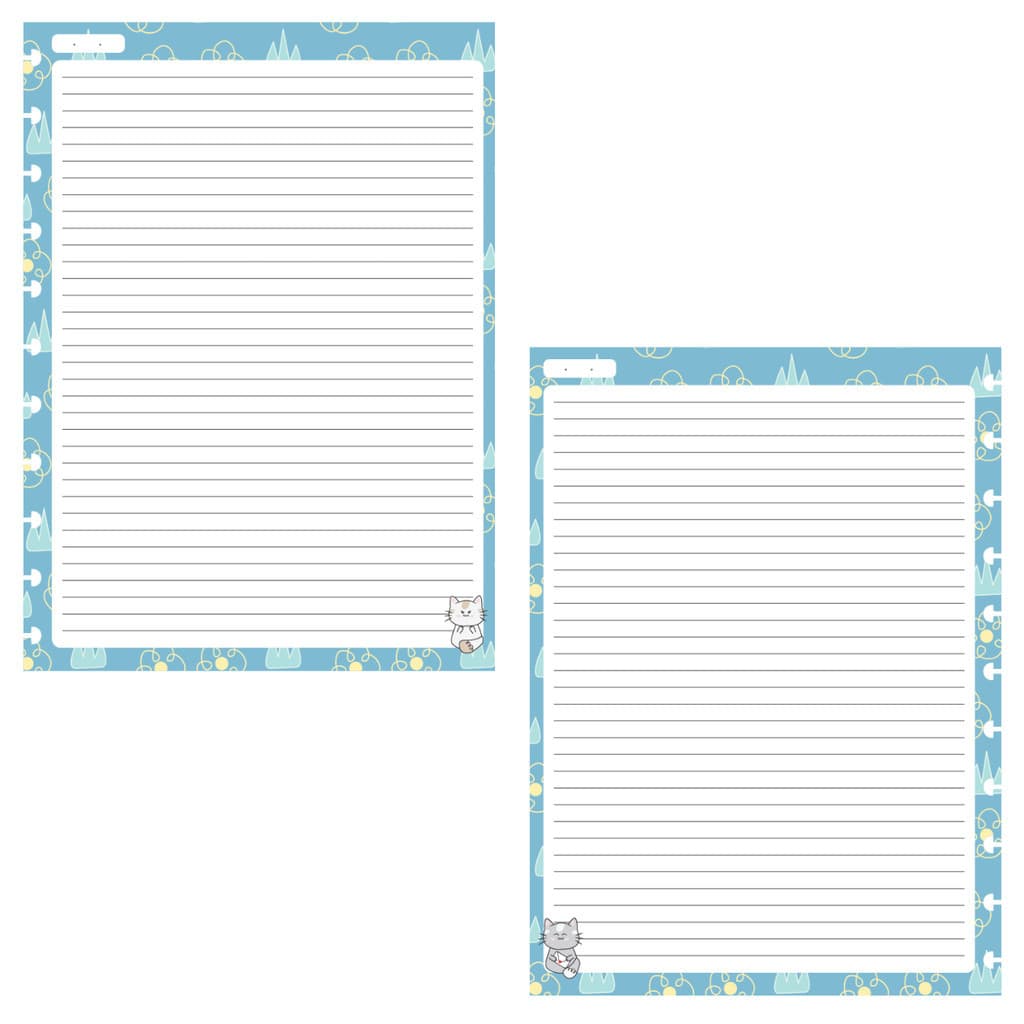 Refil para Caderno de Disco (Caderno Inteligente) Gatinhos