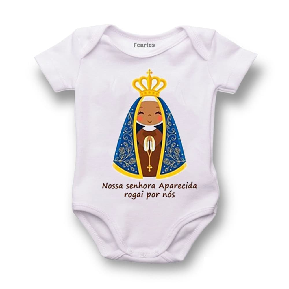 Body bebê infantil Nossa senhora aparecida