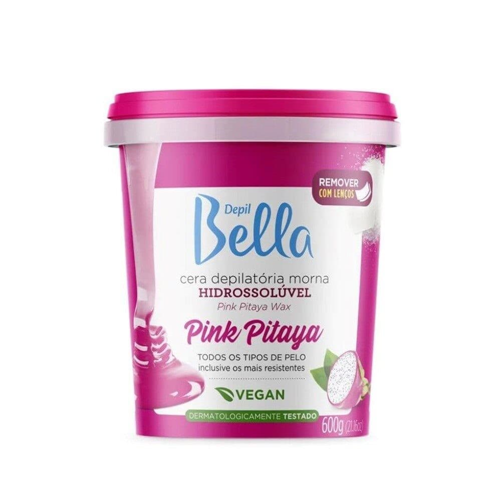 Cera Depilatória Morna Hirossolúvel Pitaya Depill Bella 600g