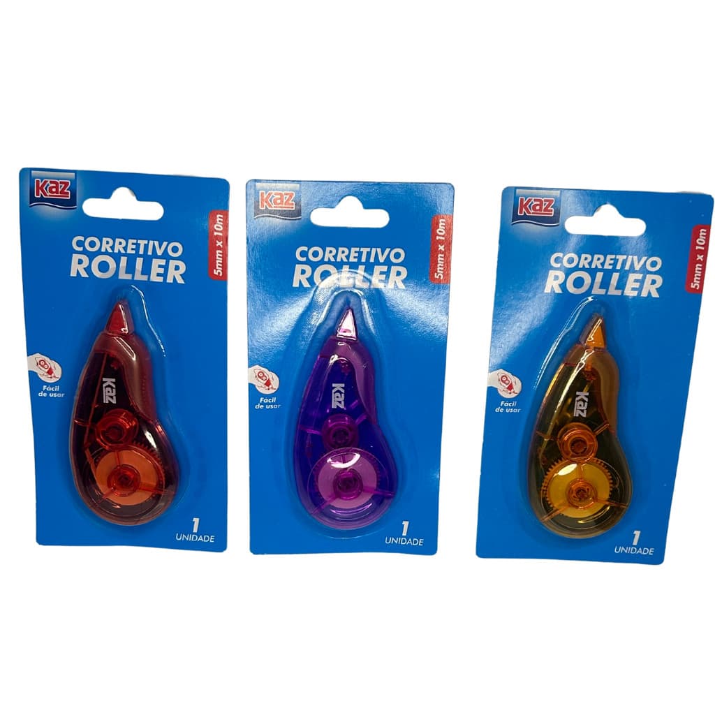FITA CORRETIVA ROLLER 5MMX10M COLORS