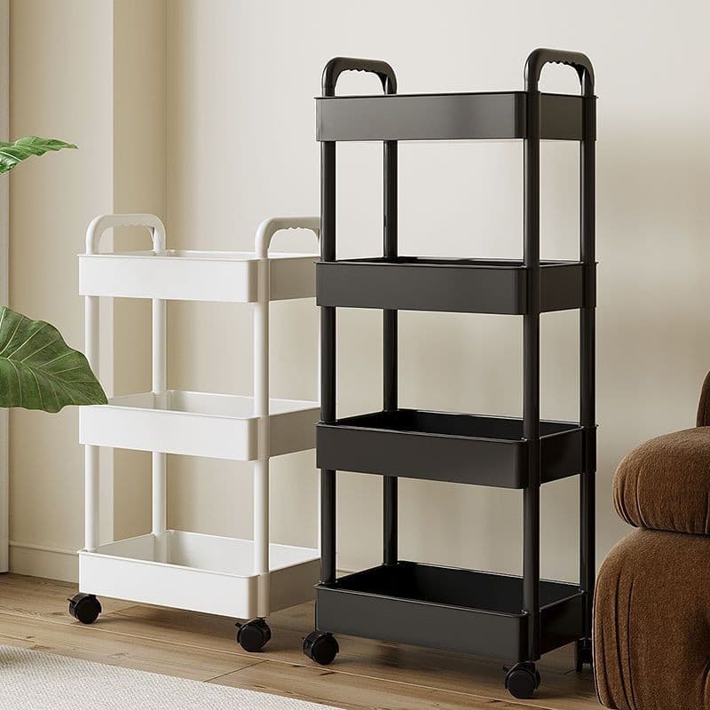 Organizador Móvel Com 4 Prateleiras Para Diversos Itens Com Rodinha(Envio imediato)