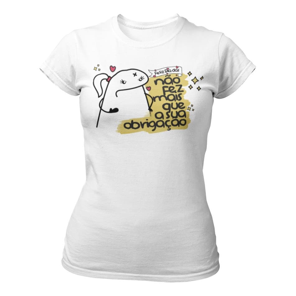 Camisa Camiseta Feminina Estampada Presente Dia Das Maes 11