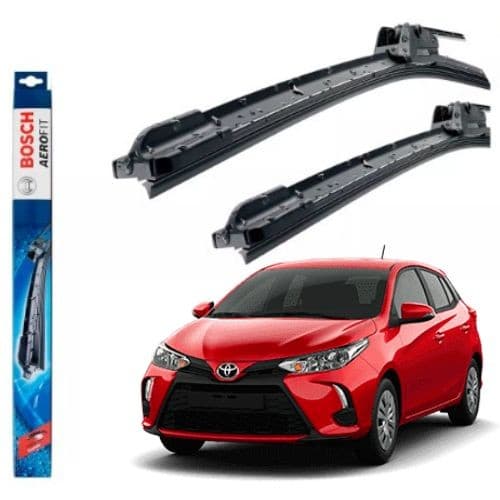 Palheta Dianteira Yaris 2018 2019 2020 2021 2022 2023 2024 2025 Par Limpador Parabrisa Bosch