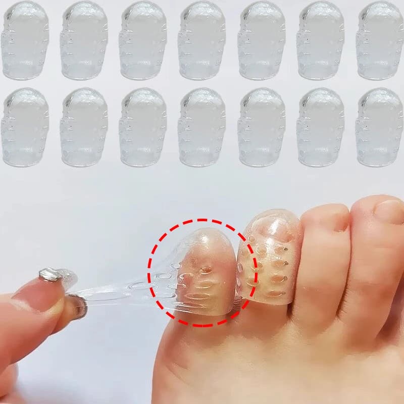 Kit 10 Dedeiras de Silicone Protetor Calo Unha Encravada Para Dedo Dos Pés, olho de peixe bolhas