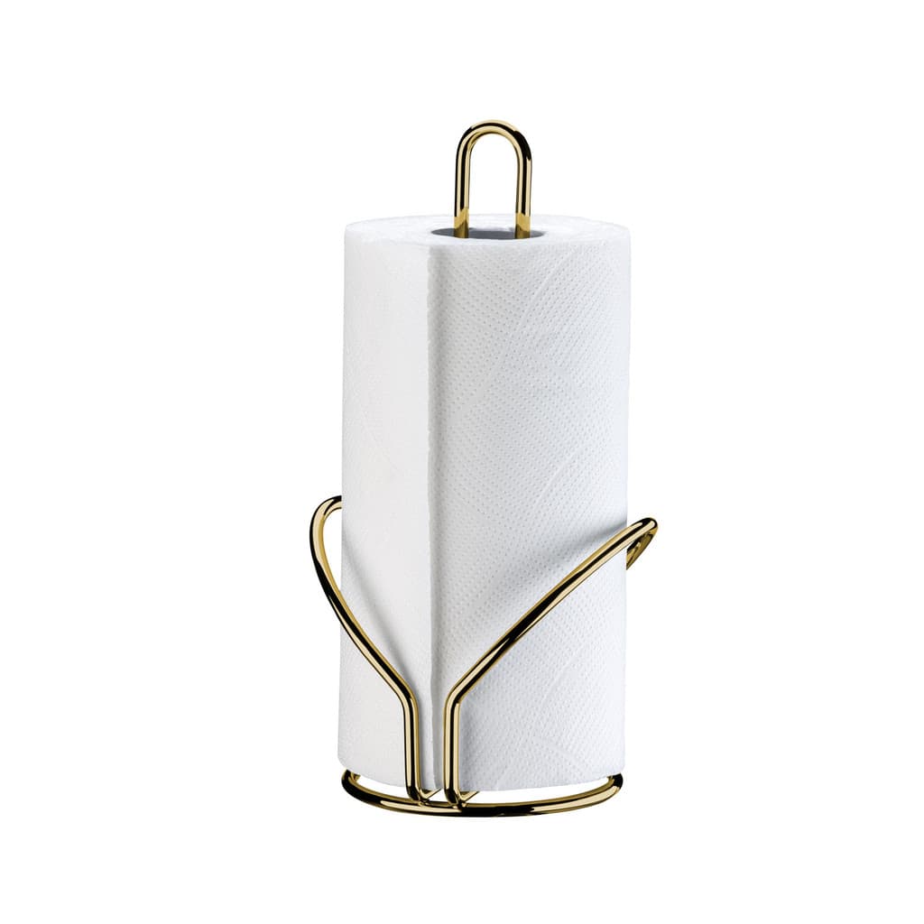 Suporte para rolo de papel toalha porta papel de bancada mesa cor Dourado Future modelo 1191DD