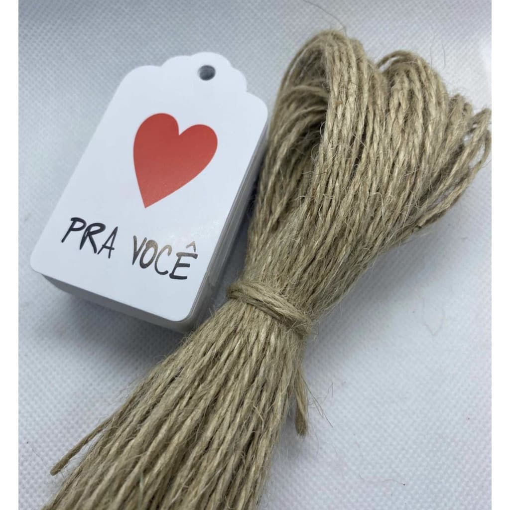 100 Tags Para Dia Dos Namorados Modelo 1 Cordão Incluso