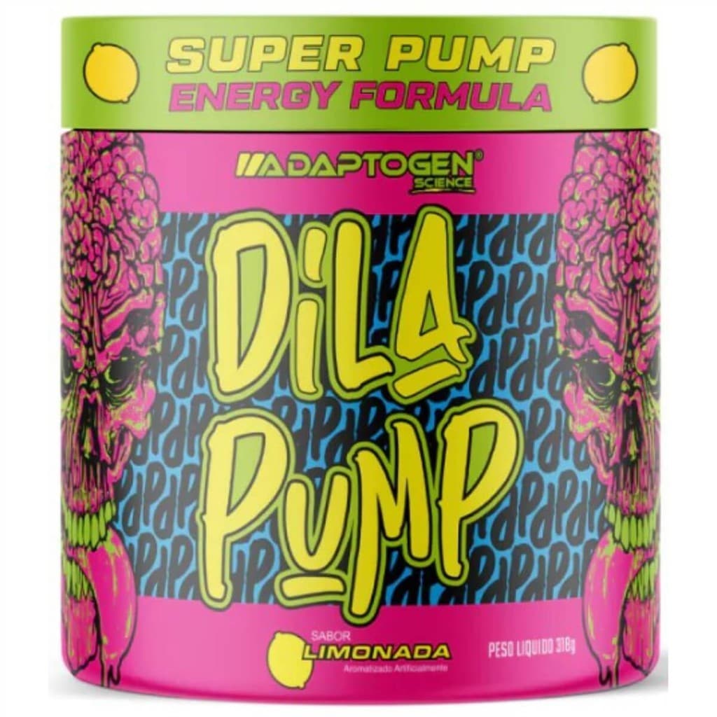 Dila Pump Adaptogen 318g ' Pre Treino Noturno Sem Cafeina