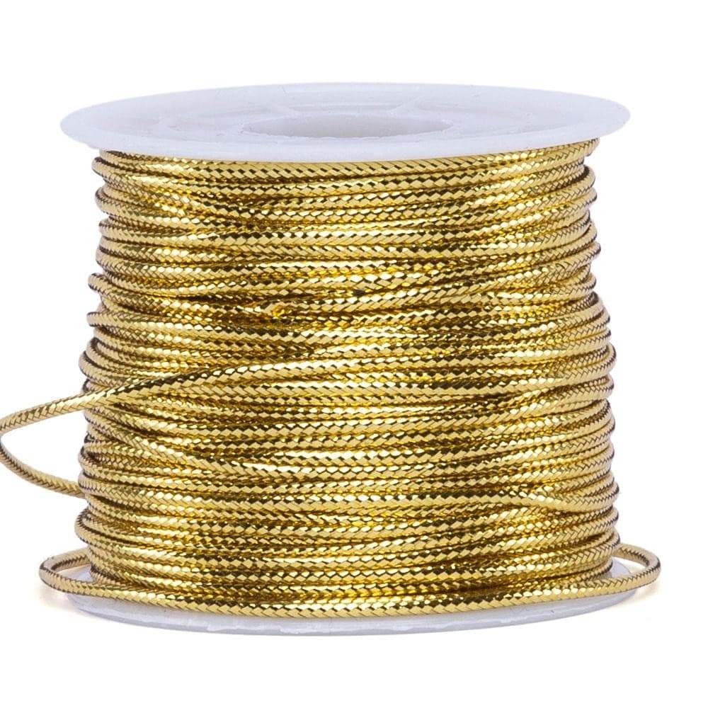 Elastico Metalizado Luli 1mm Rolo com 50 Metros
