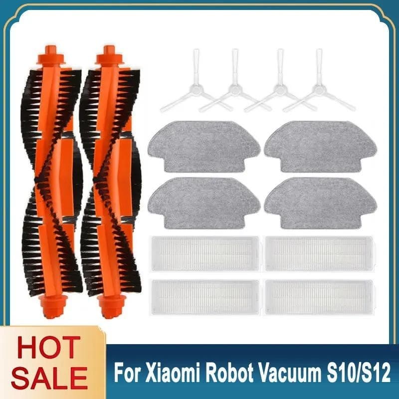 Xiaomi Robot Vacuum S10,S12 Para Acessórios Escovas B106GL Do Aspirador De Pano Hepa Filtro Mop Cloth Escova Lateral Principal