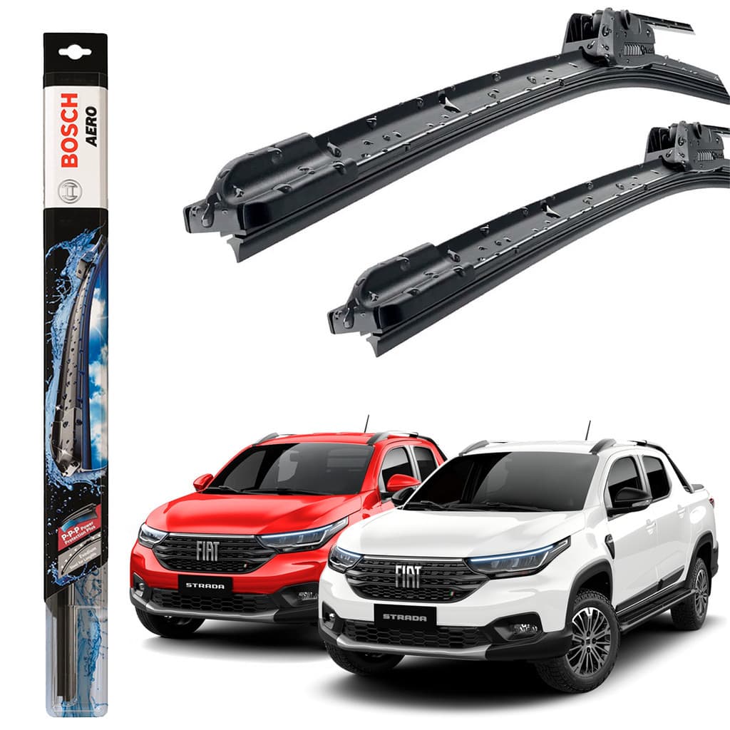 Par Palheta Limpador Para-brisa Strada 2020 2021 2022 2023 Palheta Original Bosch