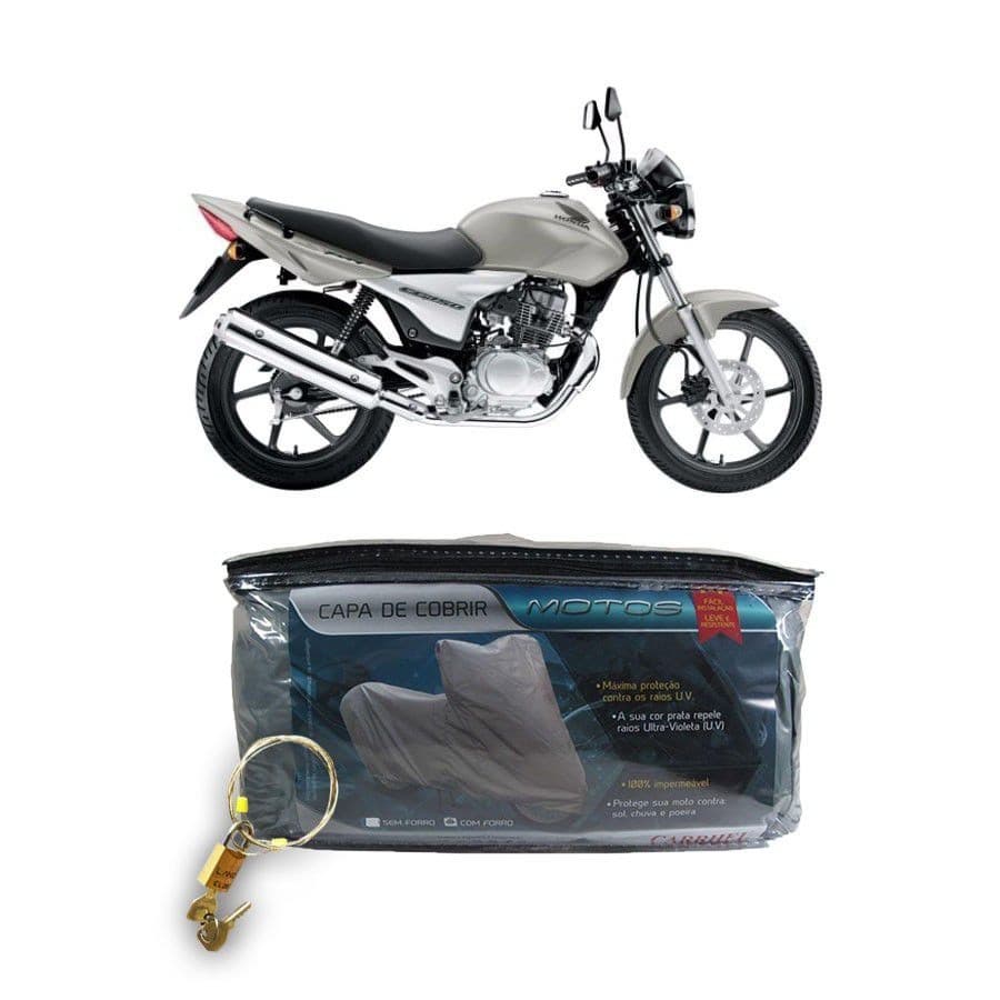 Capa com cadeado para cobrir HONDA CG 150 Sport P(204)