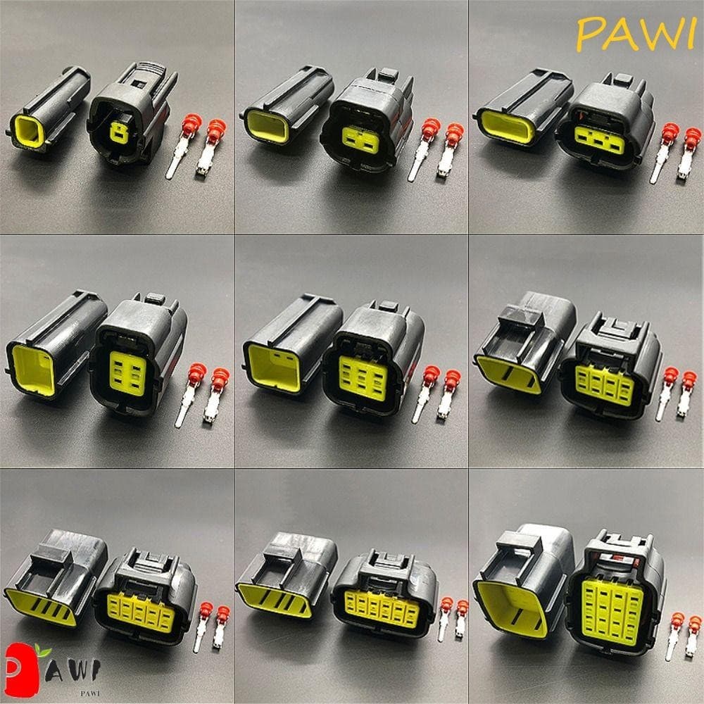 PAWI Conector De Fio De Carro Kits De Plugue Selado 1.8 Mm Chicote De Caminhão Tomada Terminal De Cabo
