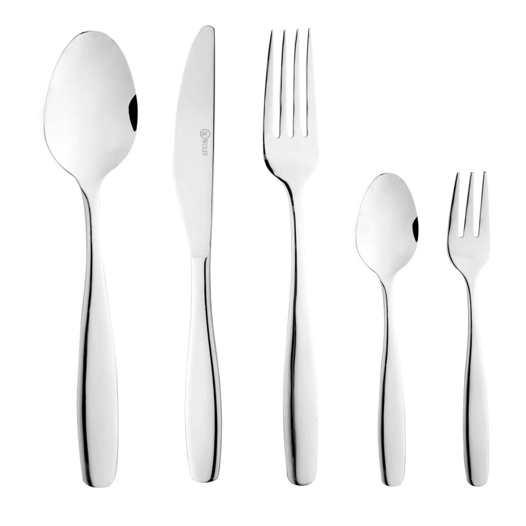 Faqueiro de Aço Inox Cannes 20 Peças - Jogos de Talheres - Mesa Posta - Wolff