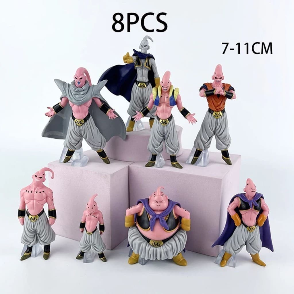 Majin Boo Buu Fusões Boneco Miniatura Action Figure Dragon Ball Z Super GT