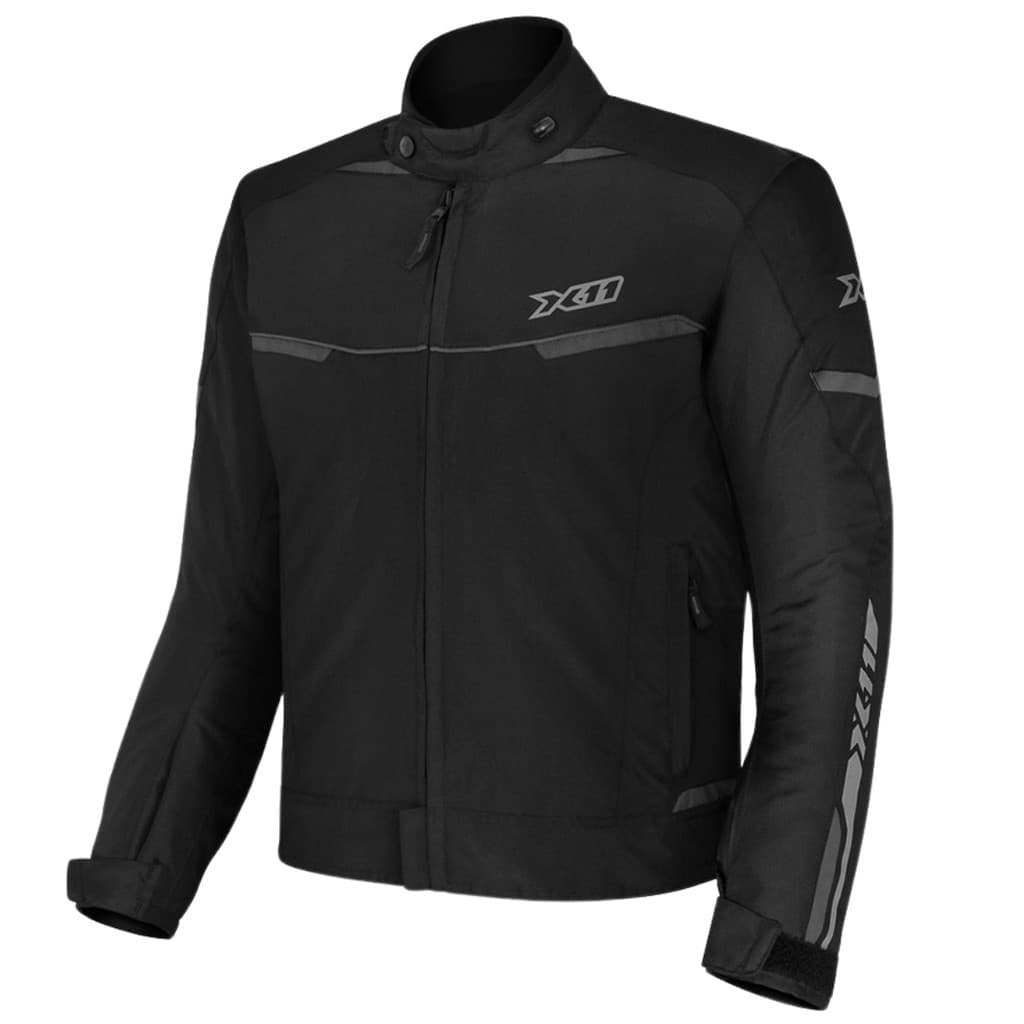 JAQUETA PROFISSIONAL MOTOCICLISTA X11 GUARD 2 MASCULINA PRETO