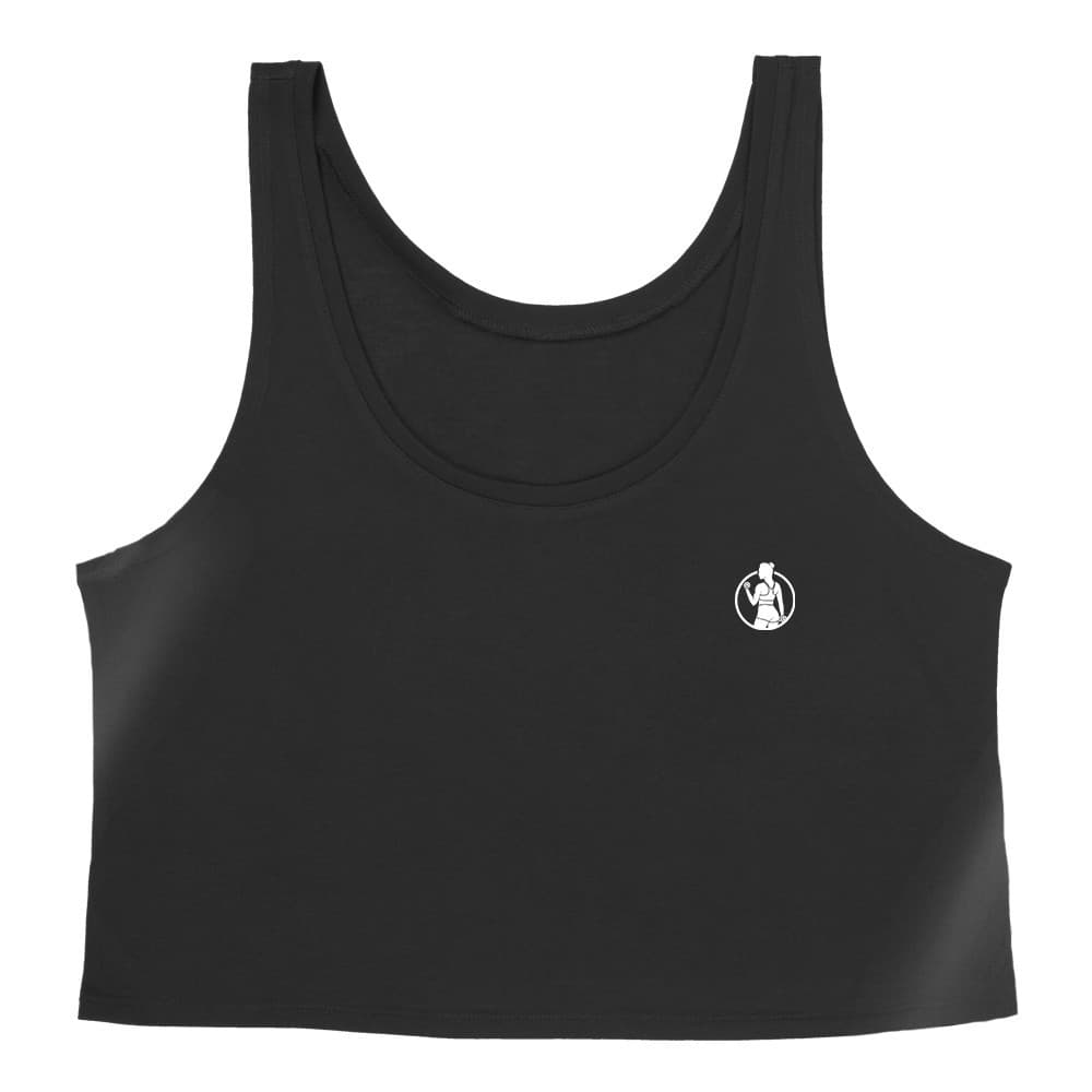 Cropped Feminino Regata Good Look Fitness Academia Estampada Mulher Círculo