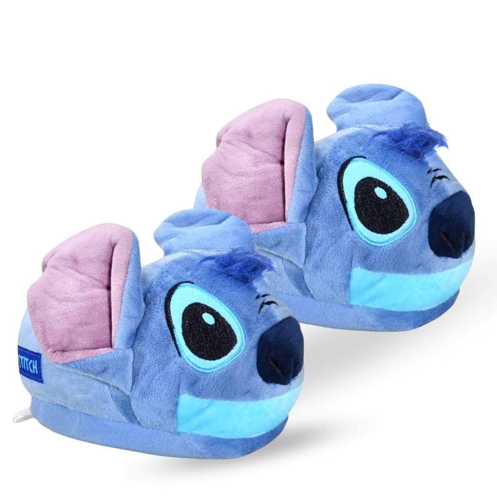 Pantufa  Infantil Solado Antiderrapante Stitch 3D -  Disney