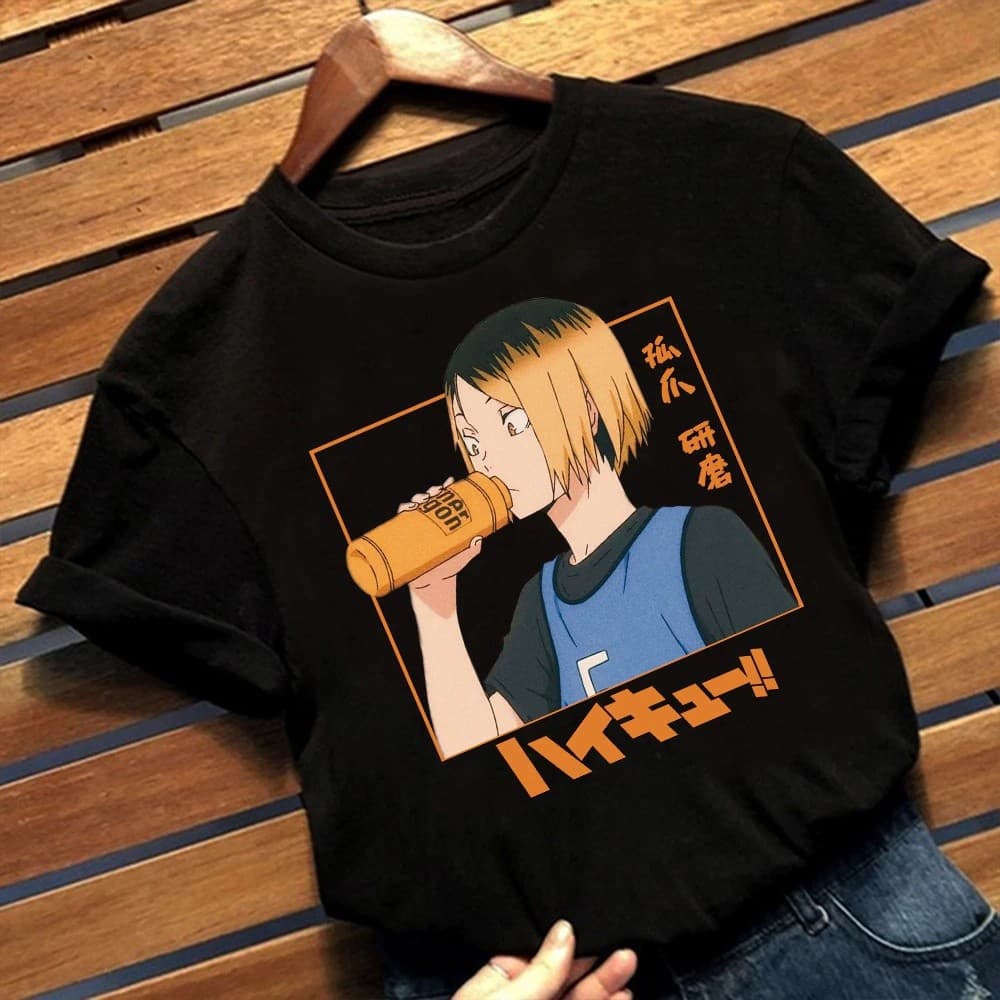 Camiseta Basica Camisa Kenma Kozume Haikyuu Ics Asas Anime Japanese UnissexMAYC