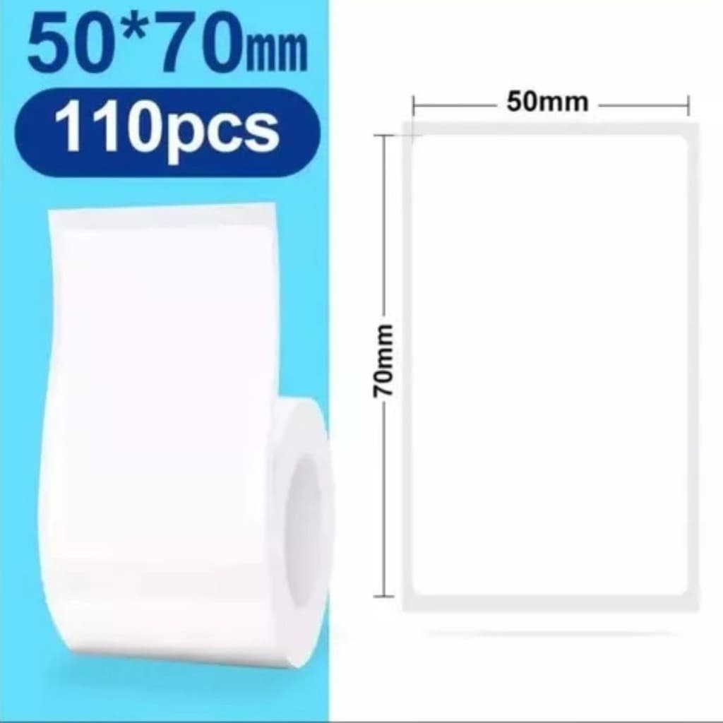 Rolo de Etiqueta 50x70mm p/ Niimbot B1/b21 3 B3s