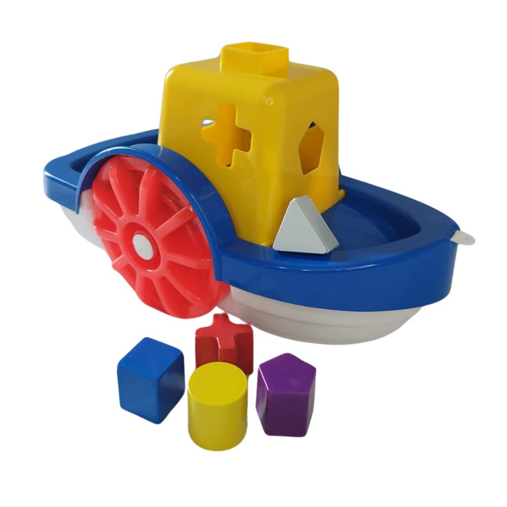 Brinquedo Barco Rebocador Didático 18 Meses ou Mais Casa Utilidades Infantil