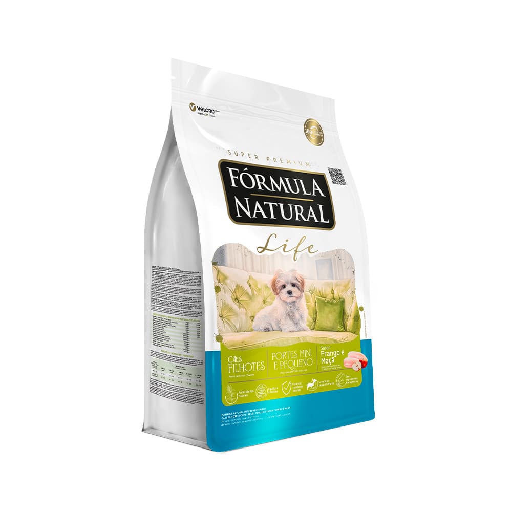 FORMULA NATURAL LIFE FILHOTE PORTE MINI E PEQUENO 15KG