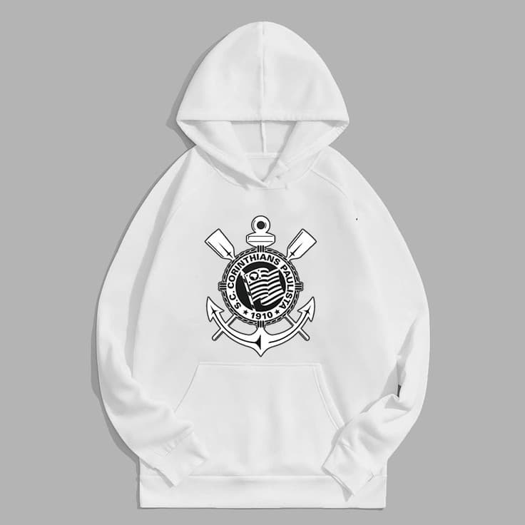 Blusa De Frio Moletom Jaqueta Gavioes Da Fiel E Corinthians