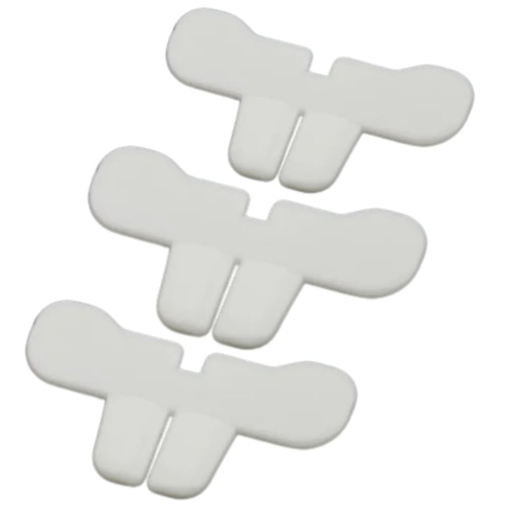 Kit 25 Dentes De Coelho Fake Fantasia Coelhinho Caça Ovos
