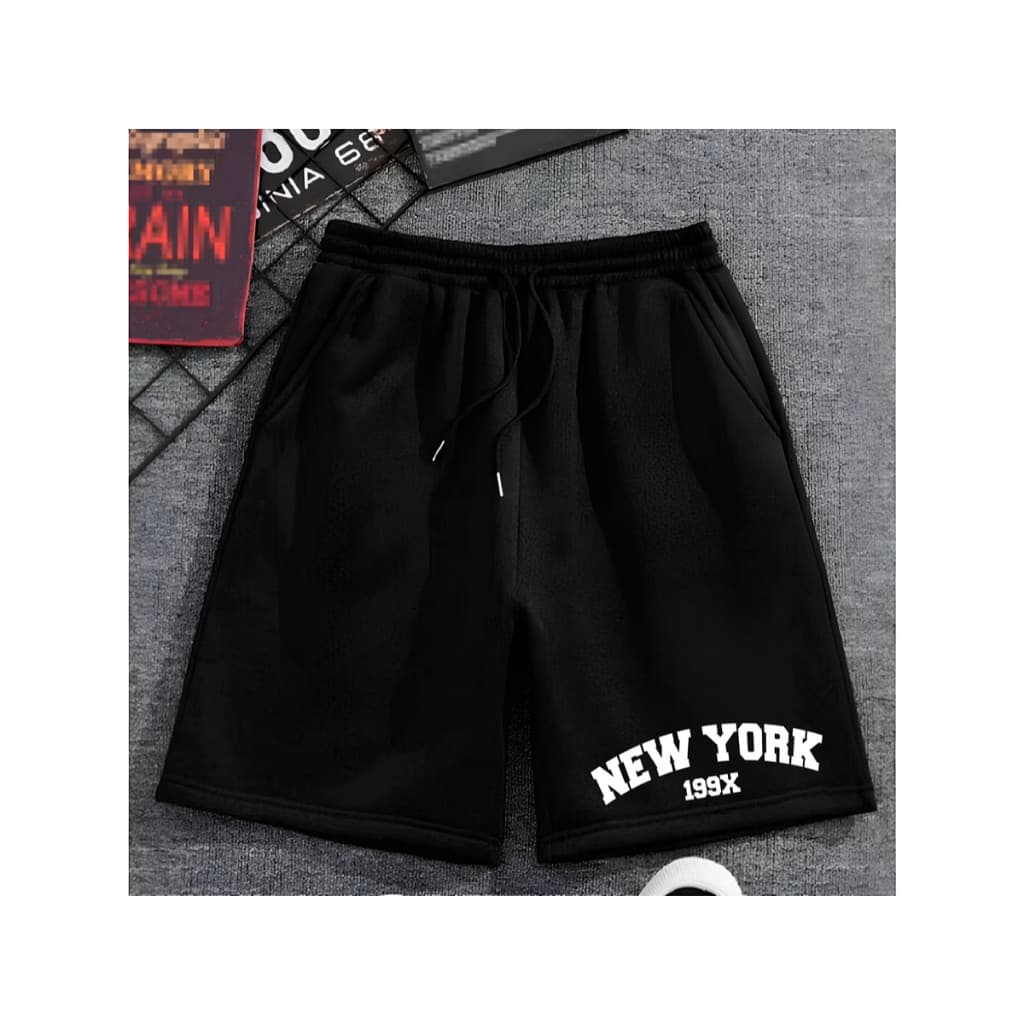 Short  Moletom Masculino New York Casual Premium Shorts estilo mauricinho Bermuda Masculina