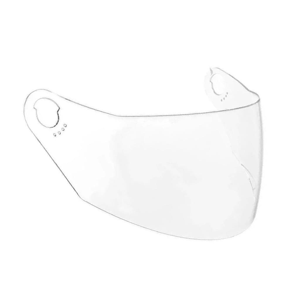 Viseira Para Capacete Pro Tork R8 / R8 Air Viseira Cristal Fume Acessório de Reposição 2mm Oferta